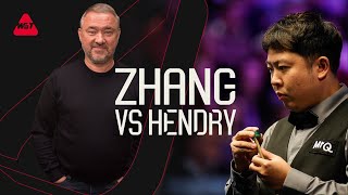 Zhang vs Hendry At Ally Pally 👌  The MrQ Masters [upl. by Ehtyaf]