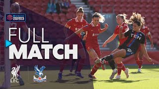 Full Match Liverpool v Crystal Palace  Barclays WSL 202425 [upl. by Eliathan930]