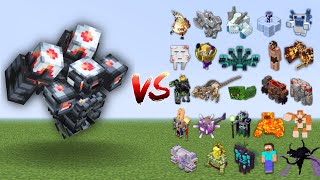 Harbinger vs All Minecraft Bosses in Minecraft Mob Battle [upl. by Cass]