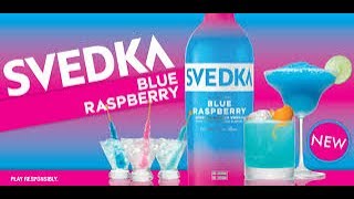 Svedka Blue Raspberry Vodka Review [upl. by Pollie]