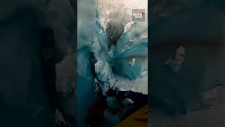 Into the Void Mountain skier takes terrifying plunge into hidden crevasse [upl. by Hittel622]