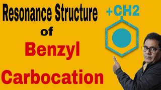 Resonance Structure of Benzyl Carbocation 24  NEET IITJEE [upl. by Aliled]