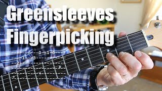 Greensleeves  Guitar Lesson Tutorial [upl. by Haughay]