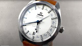 Omega Constellation Globemaster Annual Calendar 13033412202001 Omega Watch Review [upl. by Xonk]