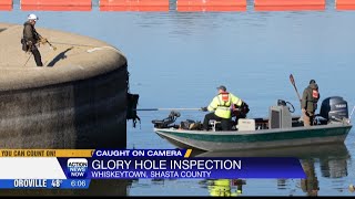 Crews conduct safety inspection at Whiskeytown Dams Spillway in Shasta County [upl. by Lorn111]