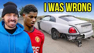 THE TRUTH ABOUT MARCUS RASHFORDS WRECKED ROLLS ROYCE WRAITH [upl. by True612]