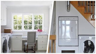 75 Laundry Room With Red Walls And White Walls Design Ideas Youll Love ♡ [upl. by Ayel880]