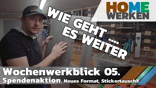 Spendenaktion neues Format Stickertausch Wochenwerkblick 05 ZLH150 [upl. by Cilurzo515]