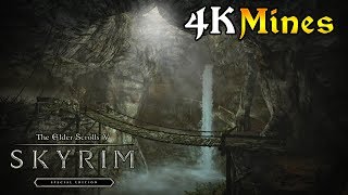 Skyrim Special Edition 4k Textures quotMinesquot [upl. by Artair]