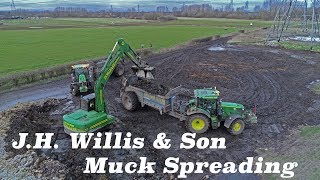 JH Willis amp Son Muck Spreading [upl. by Hadden]