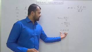 MEAN DEVIATION from median Discrete series  Learn Economics on Ecoholics [upl. by Carmita]