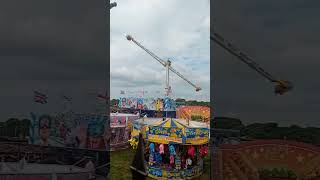 newcastle hoppings funfair Jonathan Wheatleys Spooky Towers haunted House on ride pov 2024 [upl. by Noirda]