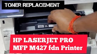 Replace HP LaserJet Pro MFP M427fdn Printer Toner🖨 [upl. by Miki]