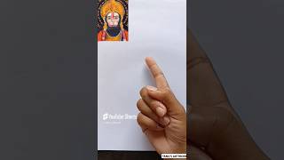 OMG 😱😳 hanuman trending drawing viral shorts yt youtube [upl. by Namzaj]