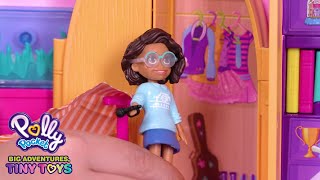 Singing Lessons 🎤Polly Pocket Toy Play  Polly Pocket [upl. by Garett800]