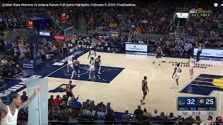 FlightReacts To WARRIORS at PACERS  FULL GAME HIGHLIGHTS  February 8 2024 [upl. by Ecnarepmet705]