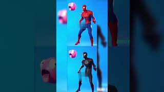 Fortnite TOBEY MAGUIRE VS ANDREW GARFIELD SpiderMan Doing Built in Emote Part 3 [upl. by Map]