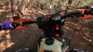 Camp Coker GNCC 2024 250C Junior w Commentary [upl. by Bearnard]