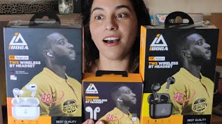 iboga iboga pro iboga s  iboga TWS الضربة القاضية 🔥🔥🔥 سماعات بلوتوث الأفضل 😍  unboxing airpods [upl. by Idna]