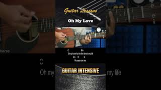 Oh My Love  John Lennon  EASY Guitar Lessons for Beginners  Chord amp Strumming Pattern [upl. by Haceber]