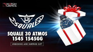 Squale Atmos 1545  Unboxing amp Surprise Gift [upl. by Omari]