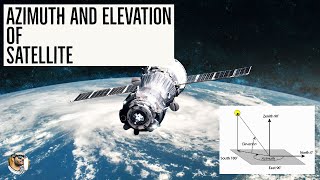 Azimuth and elevation angle of satellite [upl. by Anirdna]