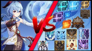 Main DPS Ganyu Against All World Bosses In The Game  Genshin Impact [upl. by Margit457]