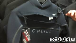 Boardridersguidecom  ONeill Psycho One Chest Zip [upl. by Nannette866]