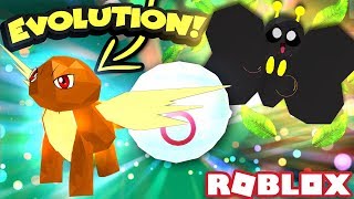 GETTING THE BEST BUSH PET AND EVOLVING THE BEST LEGENDARY PET  Roblox Pet Trainer [upl. by Luoar]