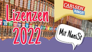 Manga Lizenzen 2022  Carlsen  mit NaniSt [upl. by Celine137]