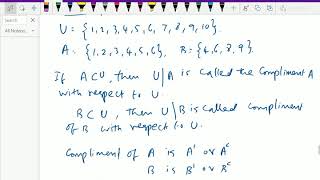 Discrete mathematics    Symmetric difference and compliment of a Set   7 [upl. by Merwin863]