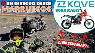 Hoy en DIRECTO desde Marruecos Llegará a España la nueva Kove 800X RALLY [upl. by Suiramaj]