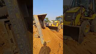 Tractor trolley palat gayi automobile jcbmachine jcbvideo farming excavator jcbstunt [upl. by Hilly883]