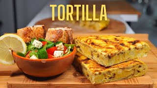 LOMELETTE ESPAGNOLE version healthy  LA TORTILLA DE PATATAS  FOOD IS LOVE [upl. by Renrew]