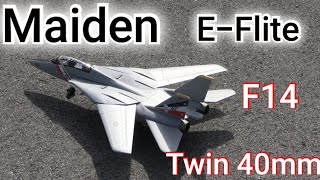 EFlite F14 Twin 40mm EDF pilot Jim maiden rcpilot youtube rcjet rcflying smokeymountainrc [upl. by Elena]