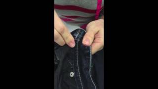 Levis 501 Comment couper et effilocher son jean [upl. by Ahsaeit]