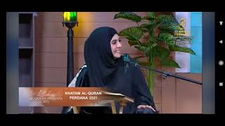 Zizi Kirana amp Ustazah Farhatul bertaranum di Khatam Al Quran Perdana 2021  Surah Yasin ayat 130 [upl. by Brett]