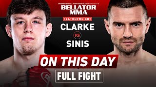 OTD 2023 Ciaran Clarke vs Leonardos Sinis  Bellator 291 FULL FIGHT [upl. by Yborian]