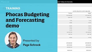 1  Introduction to Phocas Budgeting and Forecasting [upl. by Kinata]