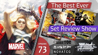 The BEST EVER Weiss Schwarz Set Review Show Ep 73  Marvel Vol2 [upl. by Elo]