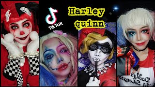 Tiktok Harley Quinn amp Joker DC Cosplay l Spooky version [upl. by Nohshan]