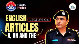 Understand English Articles A An The – Sindh Police Test Preparation [upl. by Eyatnod51]