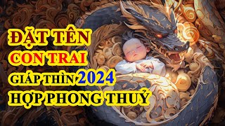 Đặt tên cho bé trai ý nghĩa tuổi Giáp Thìn 2024 chuẩn phong thuỷ phần 2 [upl. by Belcher470]