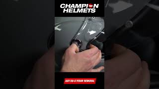 AGV K6S  How to Remove the Visor  ChampionHelmetscom agv sportbike motorcyclegear [upl. by Adnolohs725]