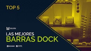 TOP 5 Las mejores barras dock para windows gratis [upl. by Aerdnaeel]