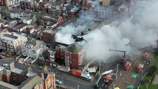 Blackpool fire 24th April 2023 [upl. by Neelloc415]