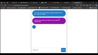 Project 5  Creating a rate my professor chatbot  level 1 [upl. by Yhprum]