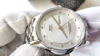 MIDO Belluna Clou De Paris M0014311103692 Genuine Diamonds Automatic Chronometer Mens Watch [upl. by Asilej]