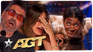 SCARY Auditions from Americas Got Talent 2024 that SPOOKED The Judges [upl. by Okimat]