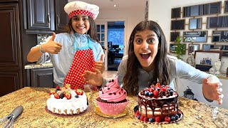 Deema and Sally share ideas selling cake for Fundraiser [upl. by Acinorrev]